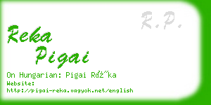 reka pigai business card